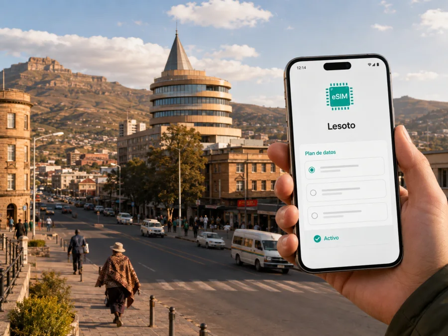 eSIM en Maseru: internet móvil para viajar