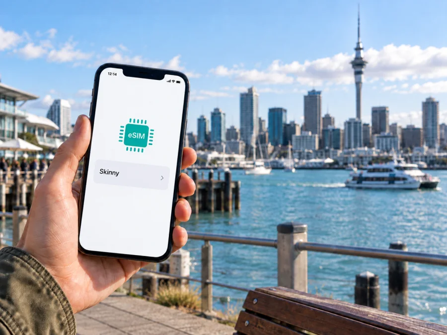 Skinny eSIM en Nueva Zelanda: guía para viajeros