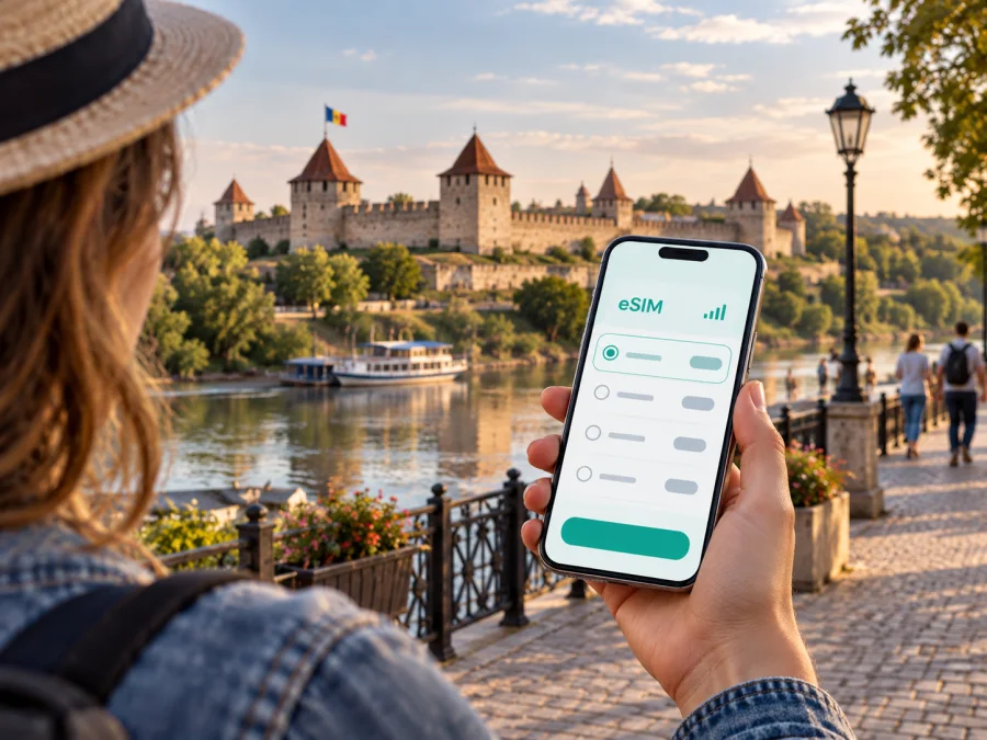 eSIM para Bender: internet móvil en Moldavia