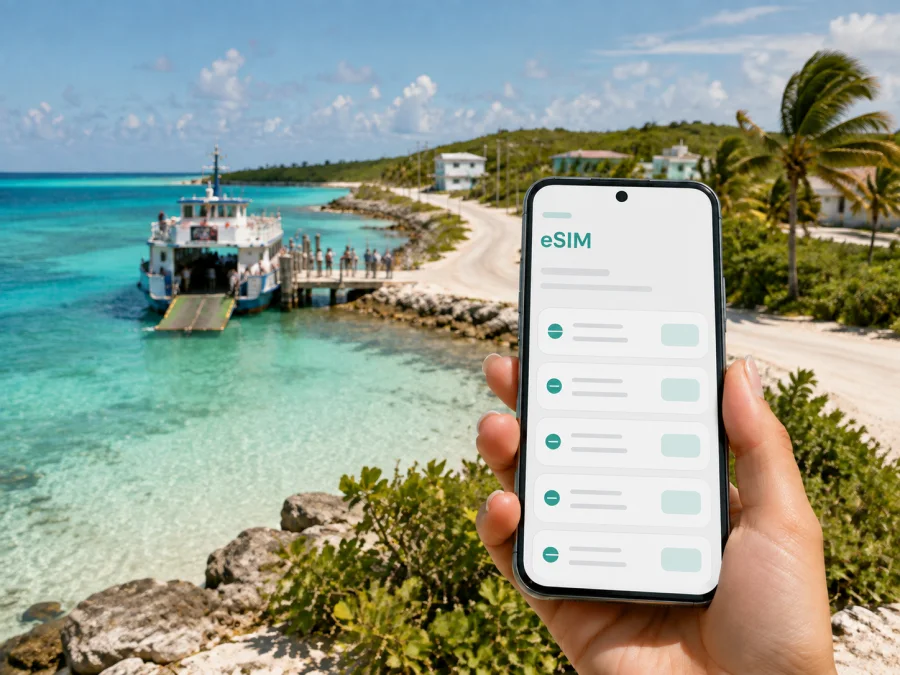 eSIM para Caicos del Norte: guía de viaje