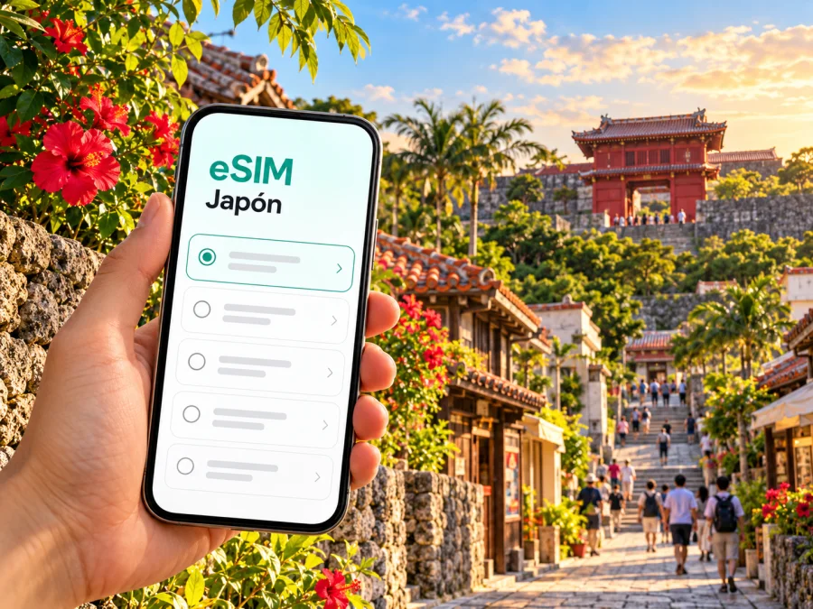 eSIM en Naha: internet móvil para tu viaje