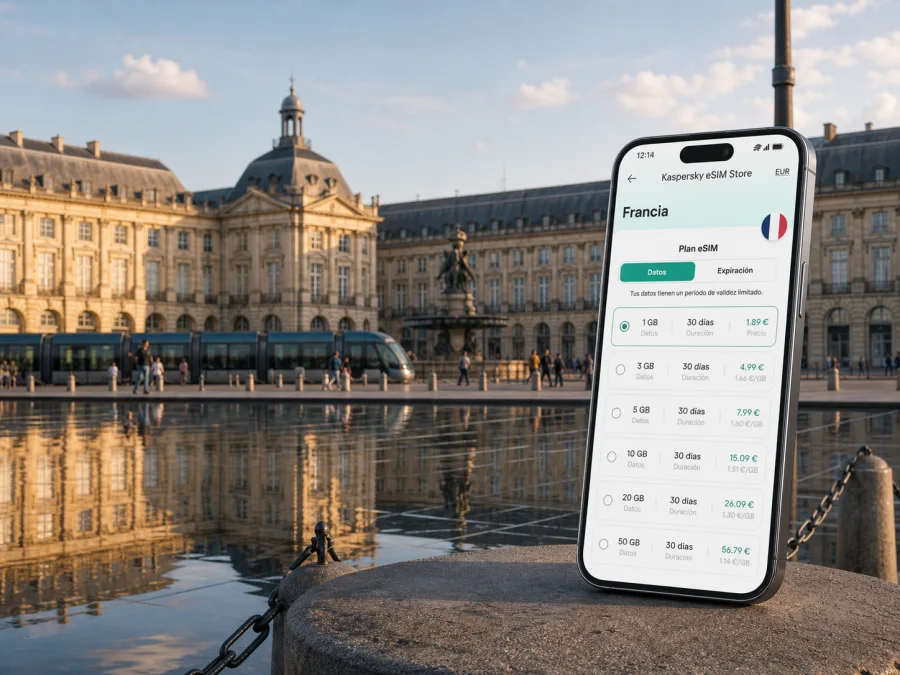 eSIM en Burdeos: internet móvil para viajar