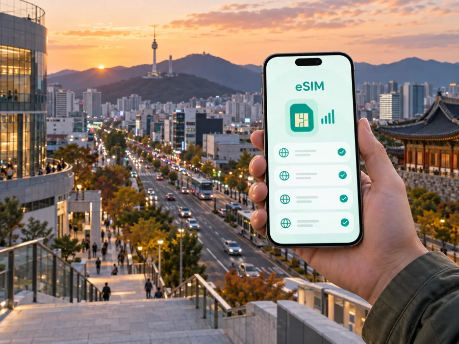 eSIM para Daegu: internet móvil en Corea del Sur