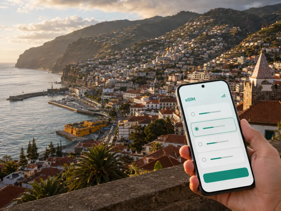 eSIM para Funchal: internet móvil en Portugal