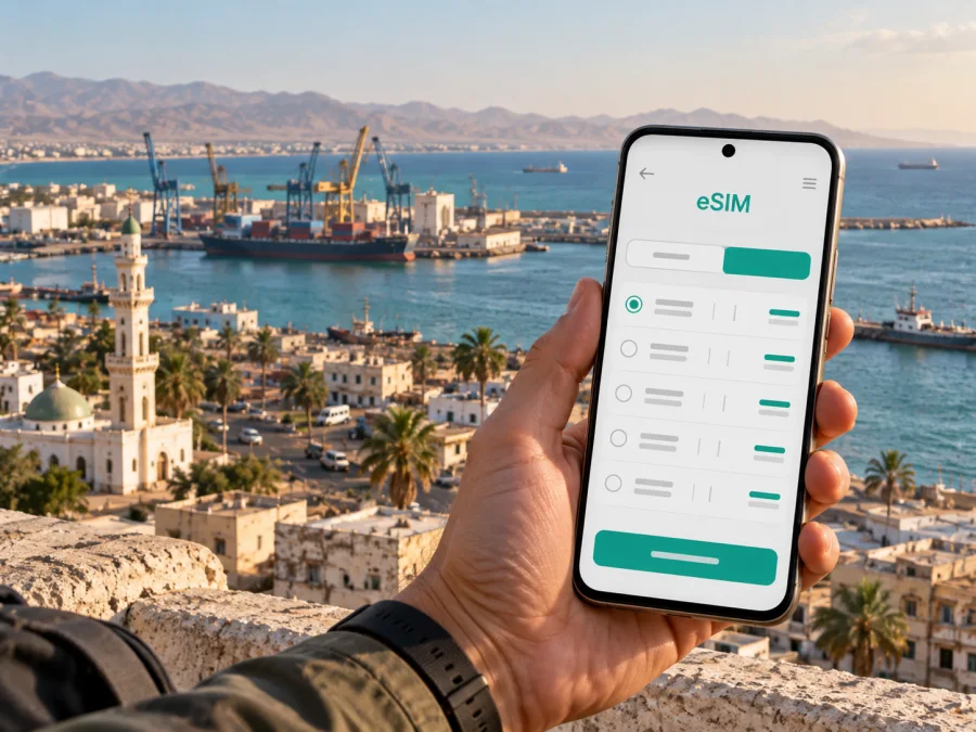 eSIM en Puerto Sudán: conexión móvil e internet