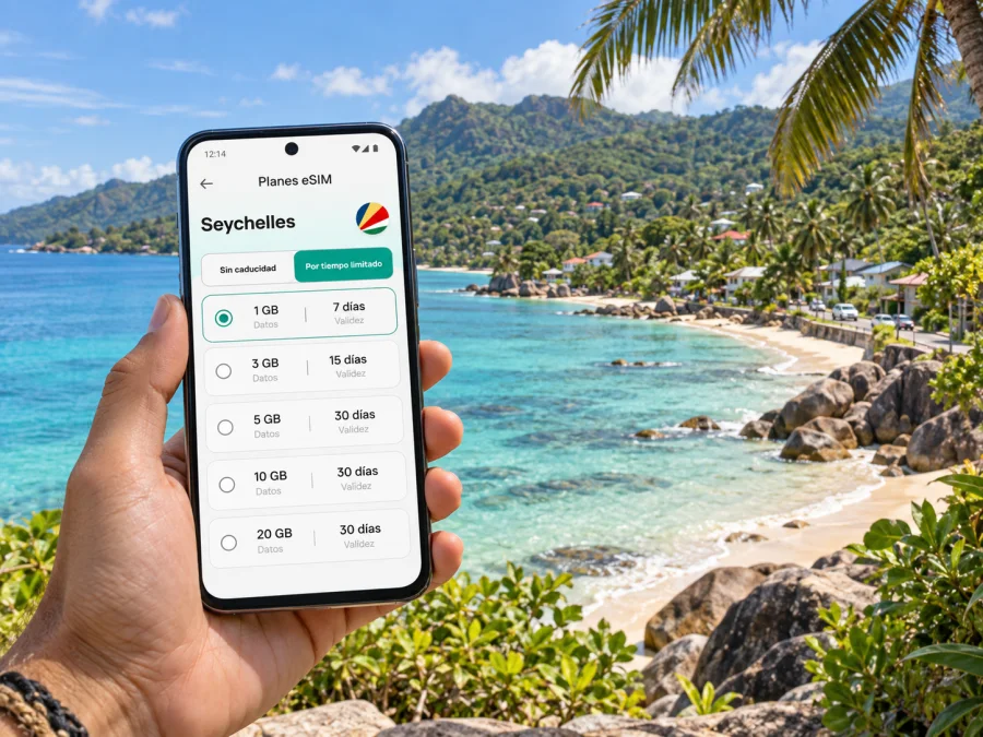 eSIM para Anse Royale: internet móvil en Seychelles