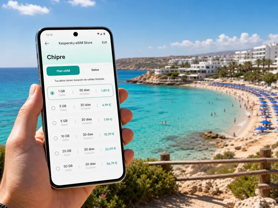 eSIM en Protaras: internet móvil para viajar