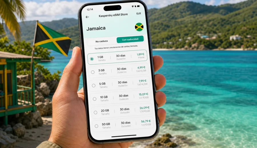 eSIM para Jamaica: conexión móvil e internet