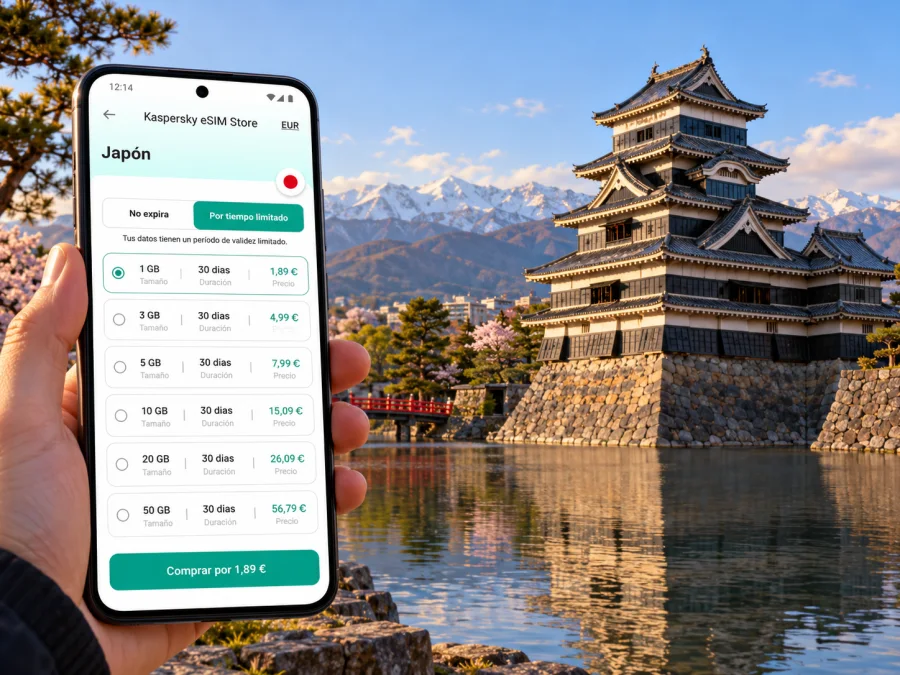 eSIM en Matsumoto: internet móvil en Japón