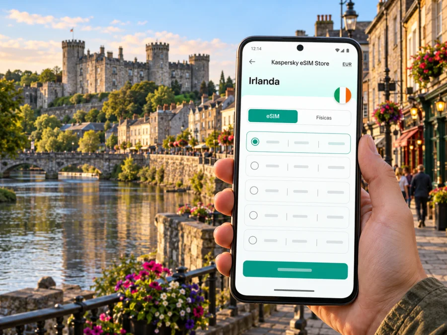 eSIM para Kilkenny: internet y conexión móvil