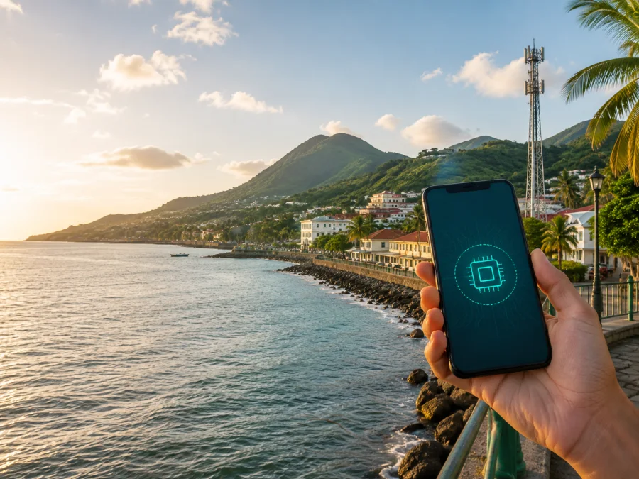 FLOW eSIM en San Cristóbal y Nieves: qué comprobar