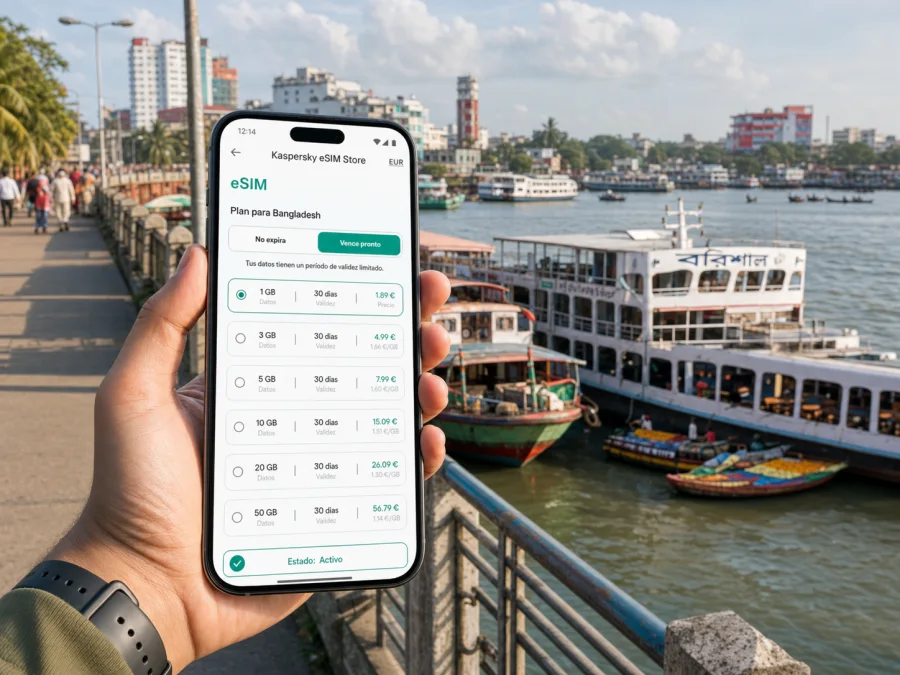 eSIM en Barisal: internet móvil para viajar