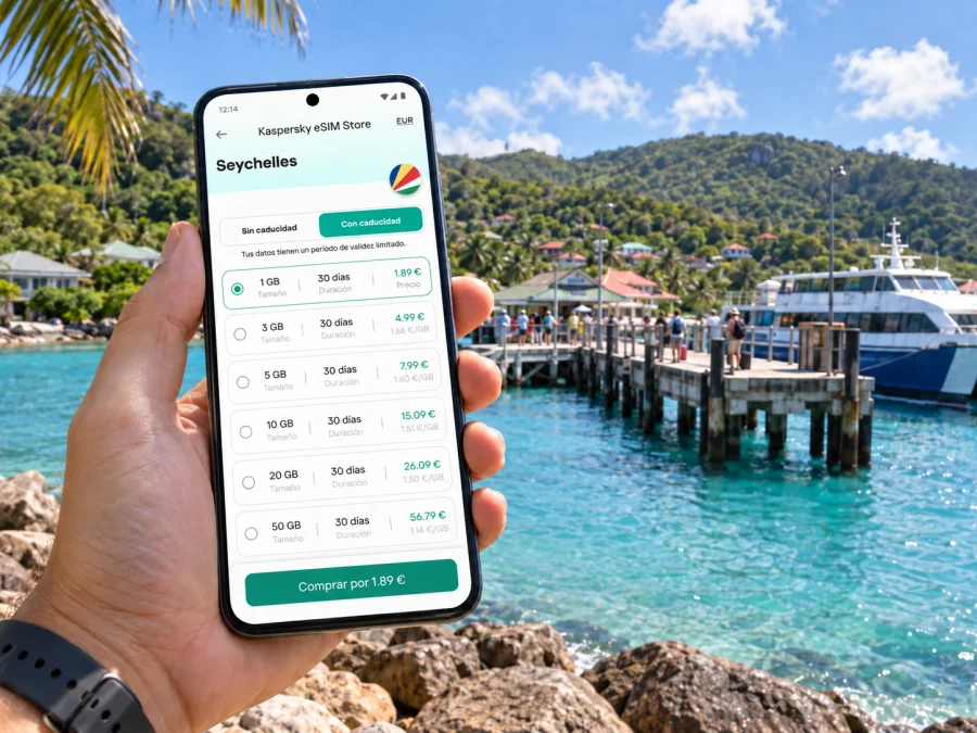 Baie Sainte Anne: eSIM e internet en Praslin