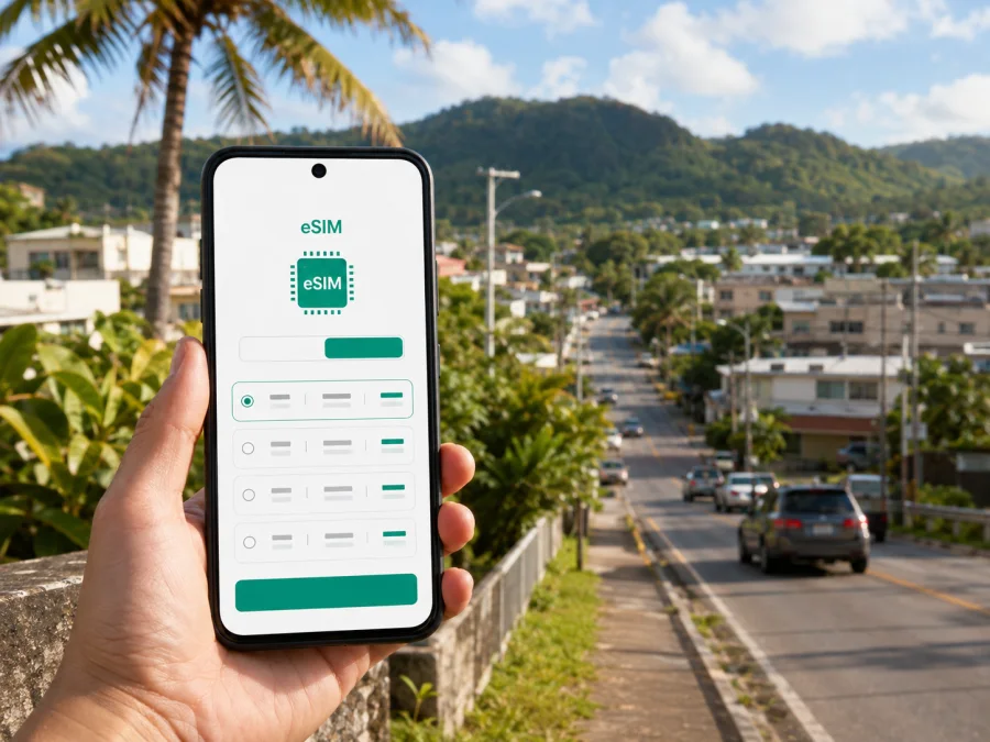 eSIM para Barrigada: internet móvil en Guam