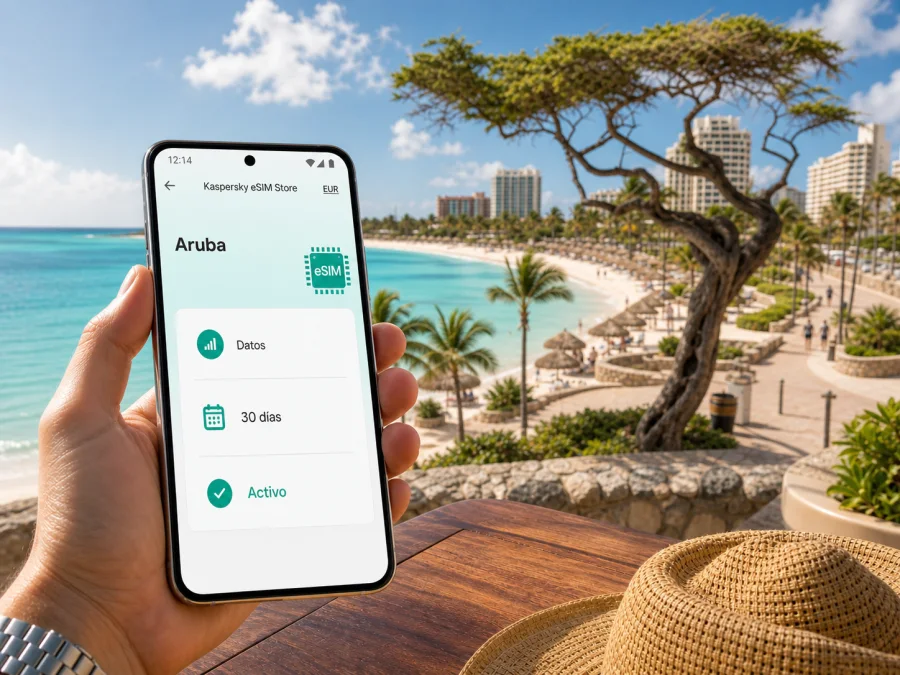 eSIM en Norte: internet móvil para Aruba