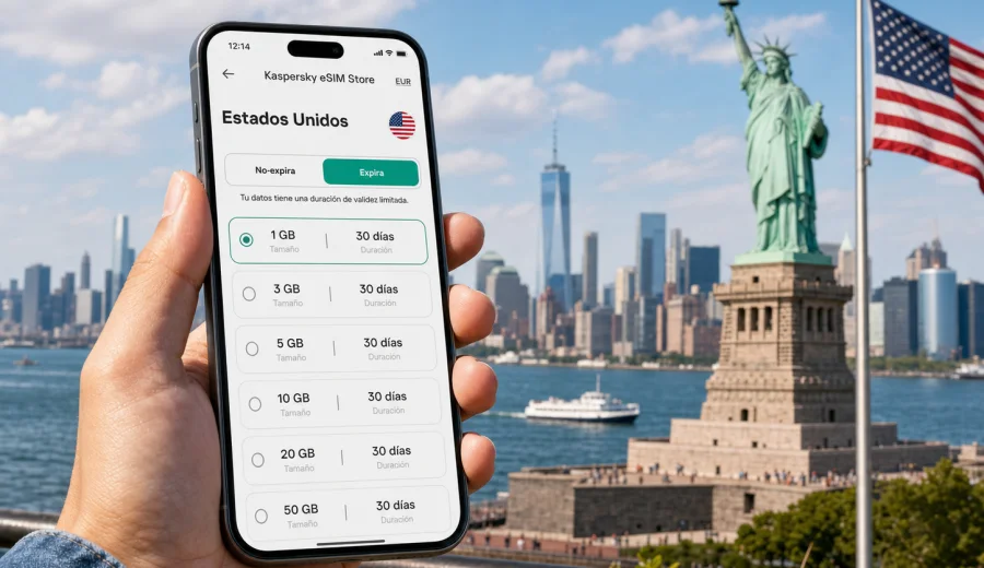 eSIM Estados Unidos: internet móvil