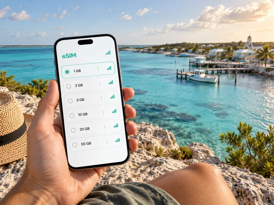 eSIM en Caicos del Sur: conexión e internet