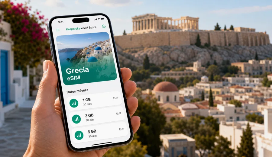 eSIM para Grecia: internet móvil de viaje