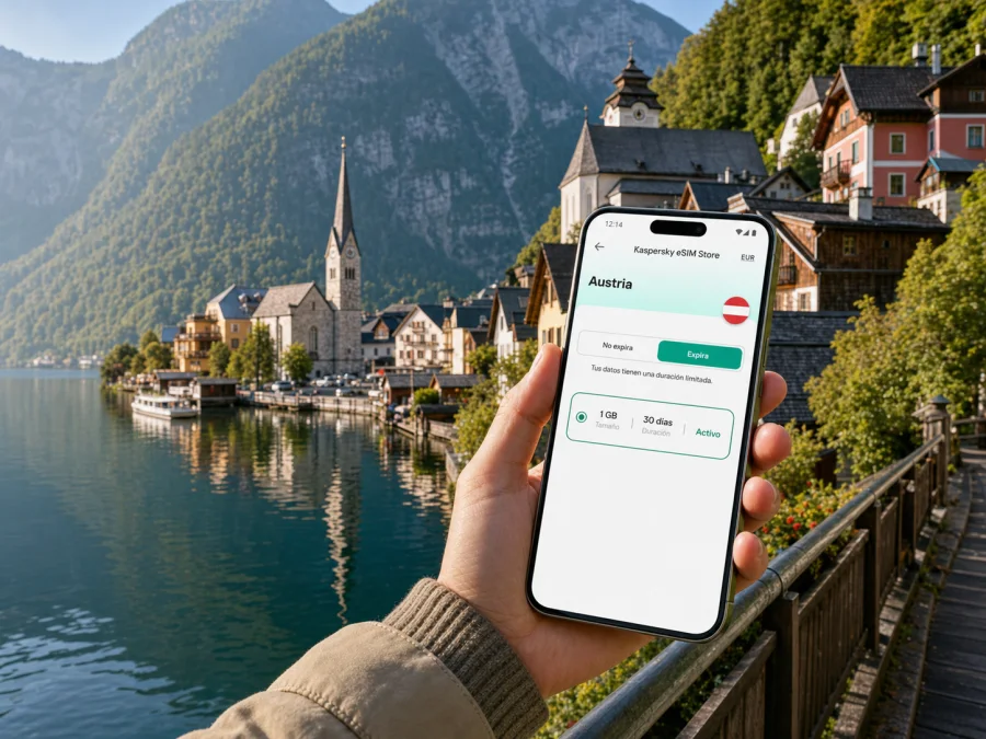 eSIM en Hallstatt: internet móvil para viajar
