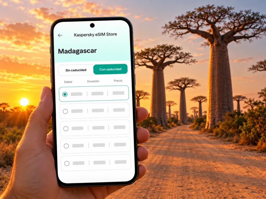 eSIM en Morondava: internet móvil en Madagascar