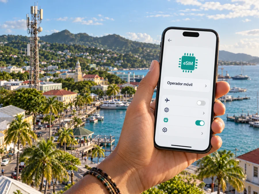 SFR Caraïbe eSIM en Guadalupe: requisitos y activación