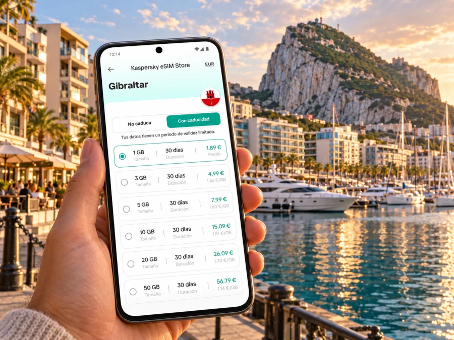 eSIM en Queensway, Gibraltar: conexión e internet