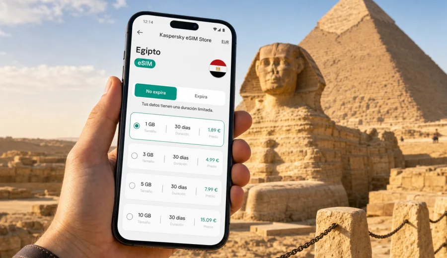 eSIM Egipto: conexión móvil e internet
