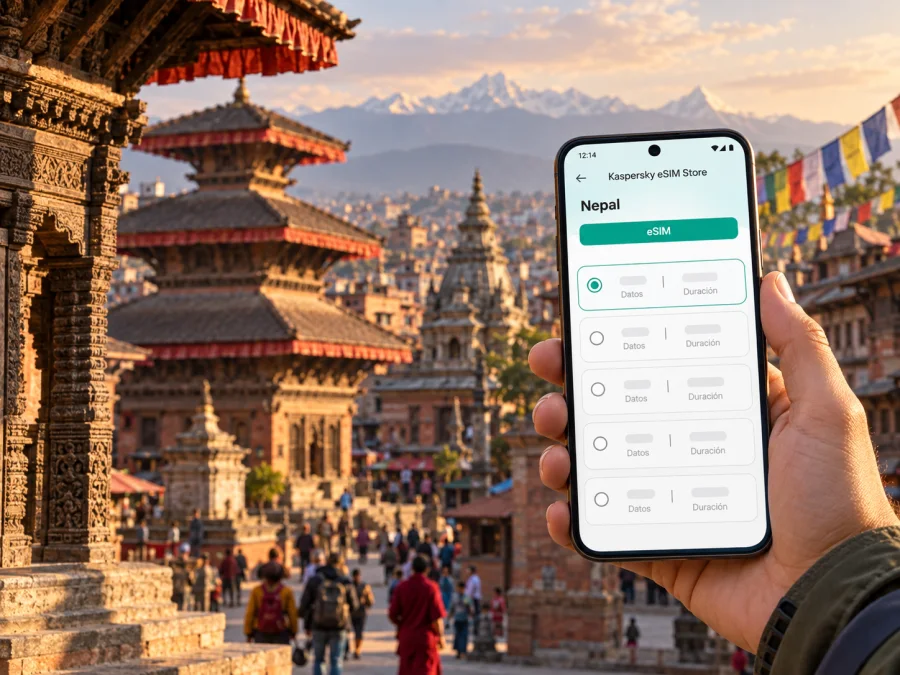 eSIM en Katmandú: internet móvil para tu viaje