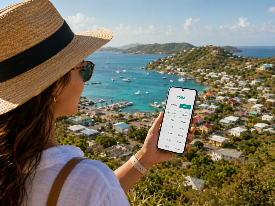 eSIM en Union Island: internet móvil para viajar