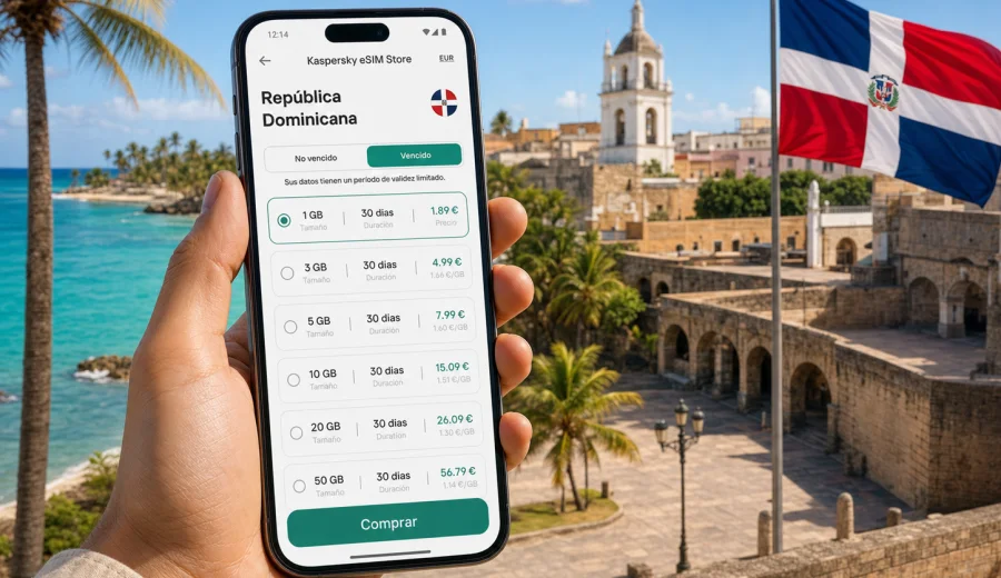 eSIM para República Dominicana: internet móvil