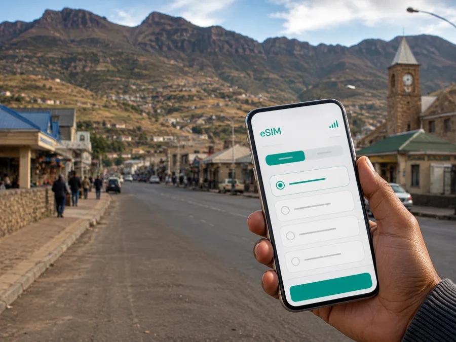 eSIM en Leribe: internet móvil para su viaje