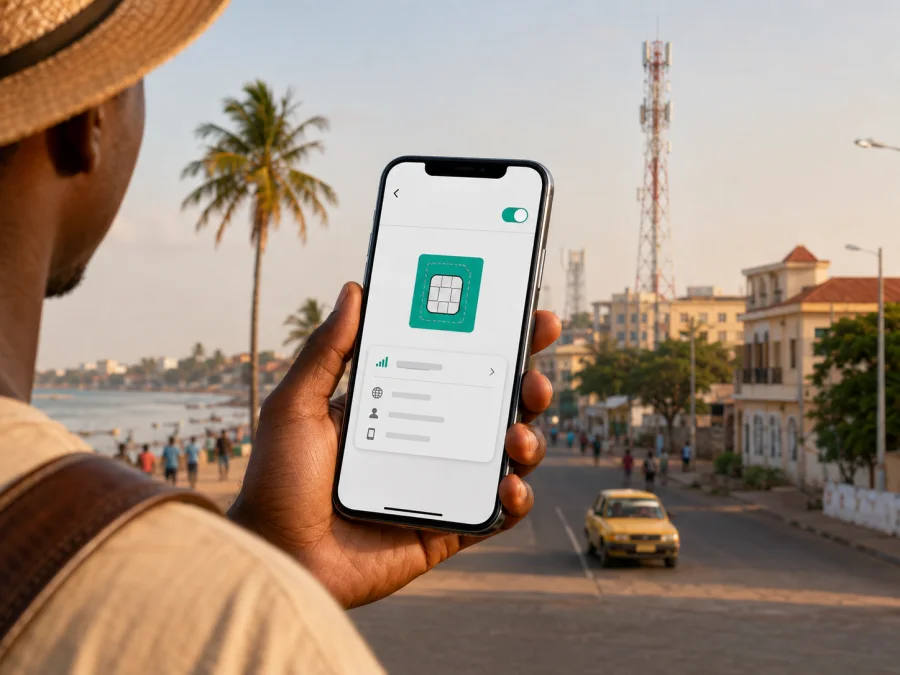 Africell eSIM en Gambia: guía de conexión