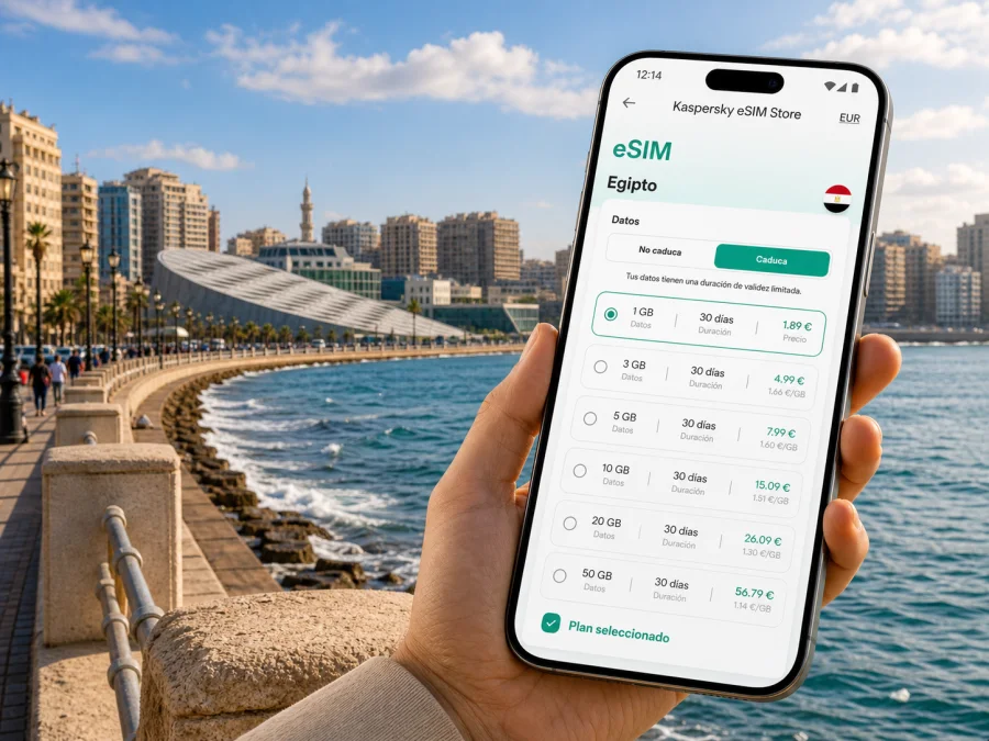 eSIM en Alejandría: internet móvil para viajar