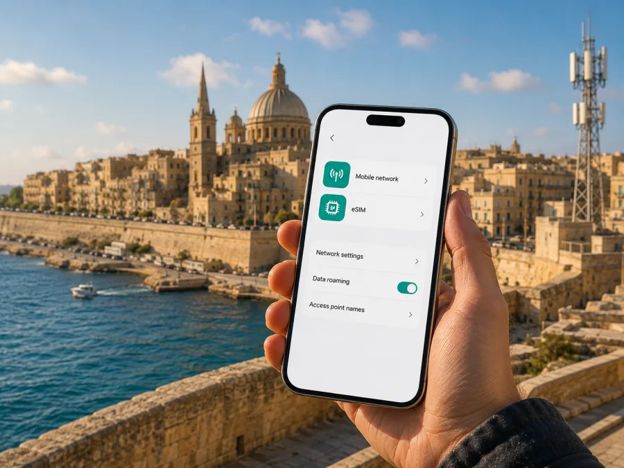 Epic eSIM en Malta: conexión y activación