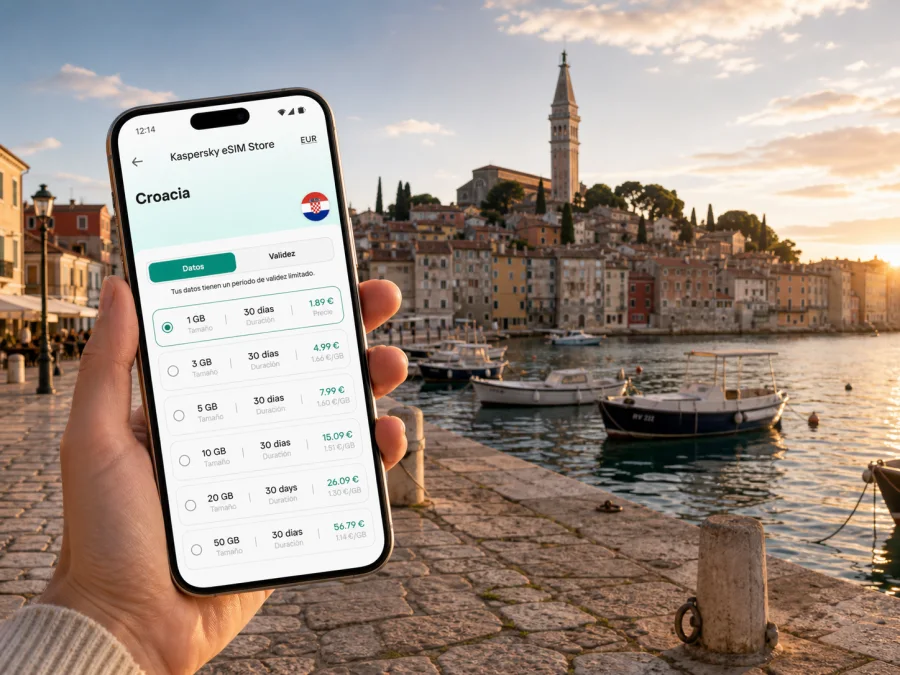 eSIM para Rovinj: internet móvil en Croacia