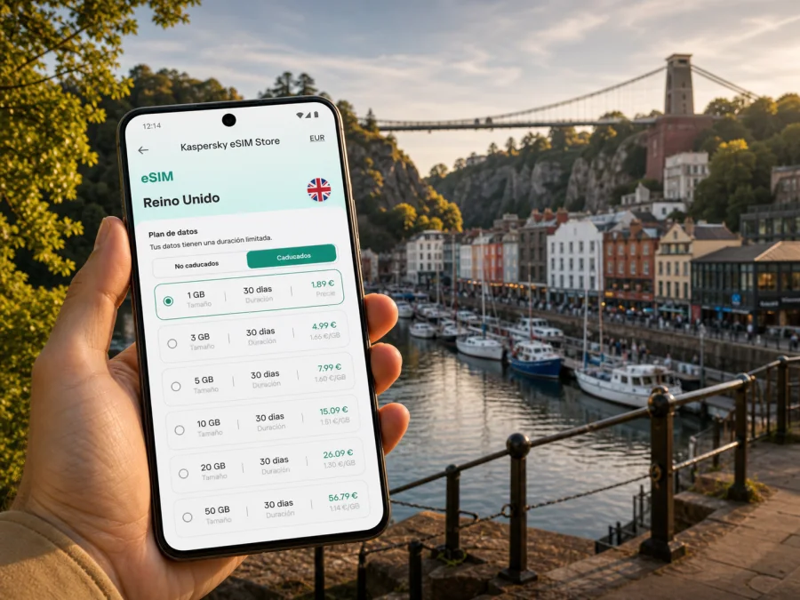 eSIM en Bristol: internet móvil para viajar