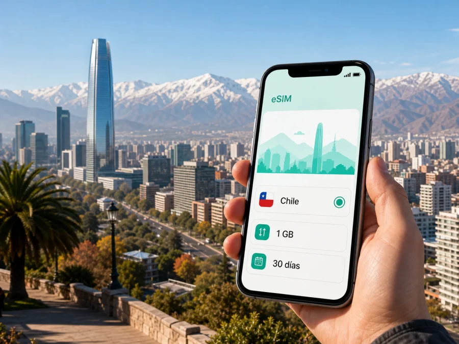eSIM en Santiago: internet móvil para viajar