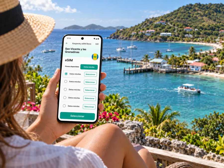 eSIM en Canouan: internet para viajar conectado