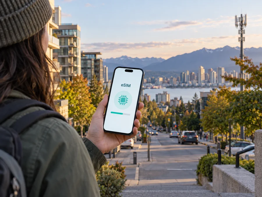 SaskTel eSIM en Canadá: activación y cobertura