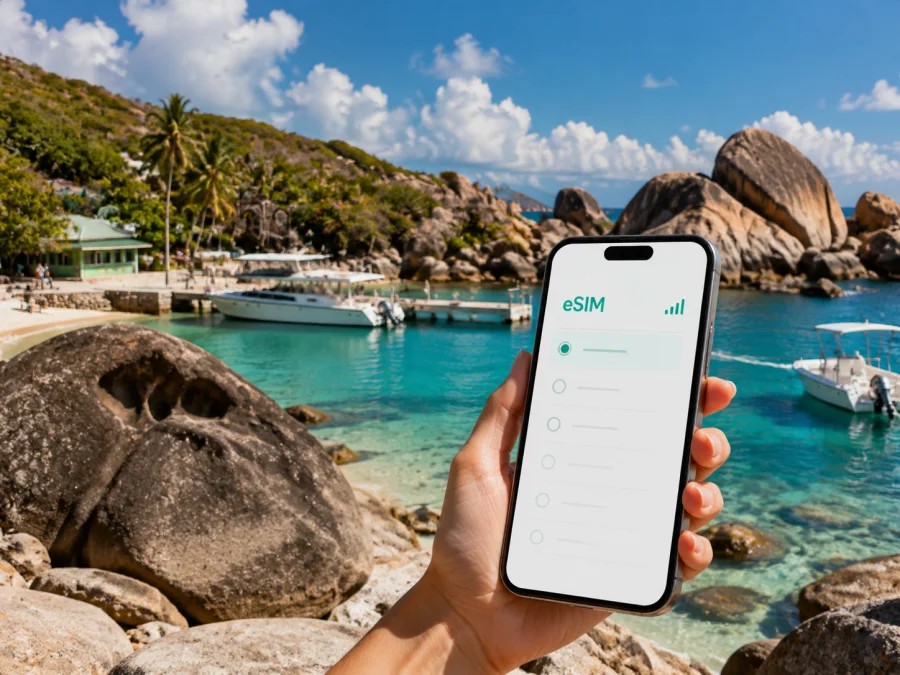eSIM para Virgin Gorda: internet y conexión móvil