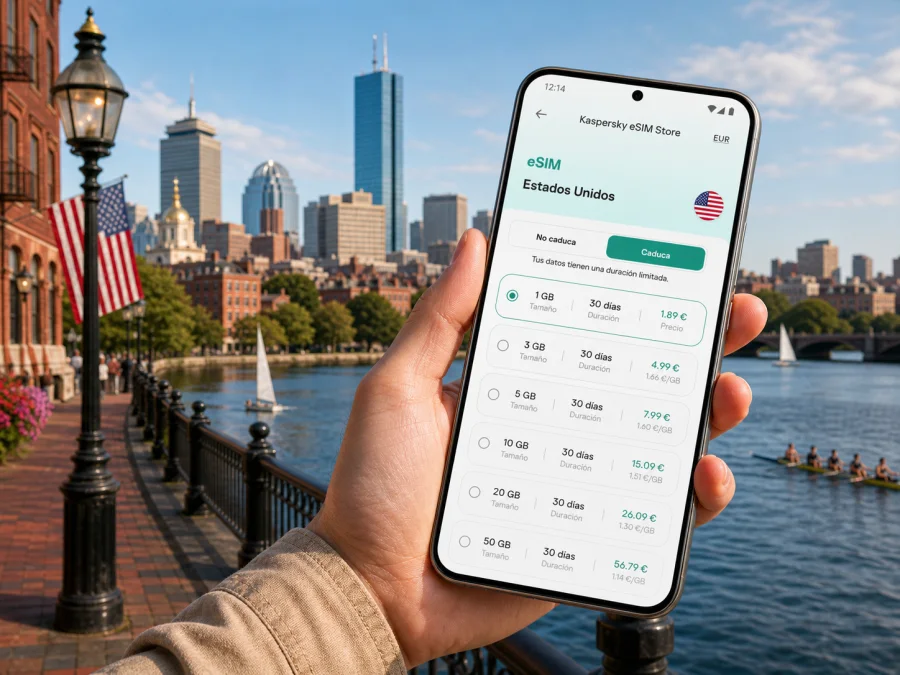 Boston eSIM: internet móvil para su viaje