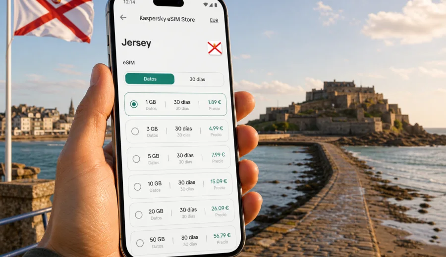 eSIM en Jersey: conexión móvil e internet