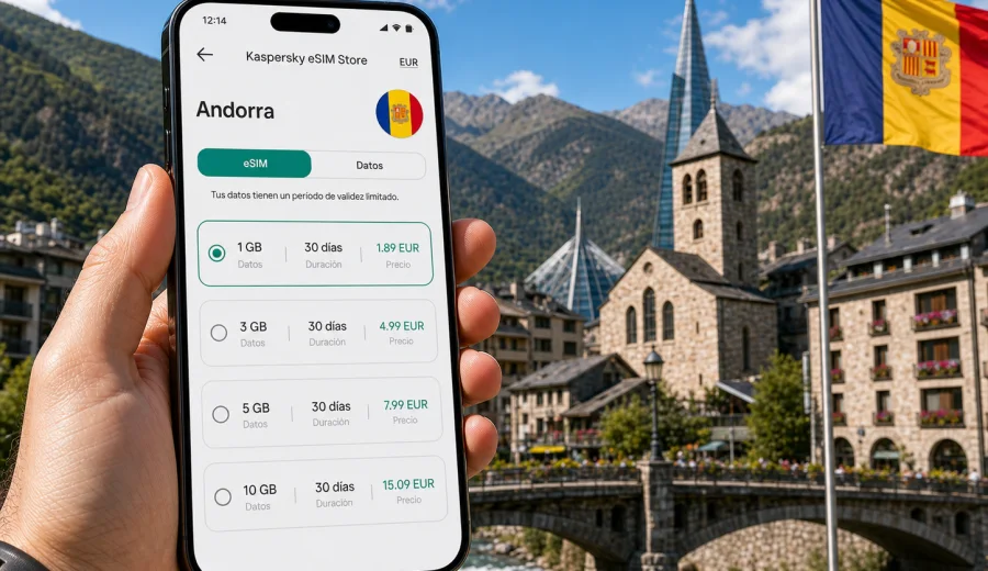 eSIM Andorra: internet móvil para viajar