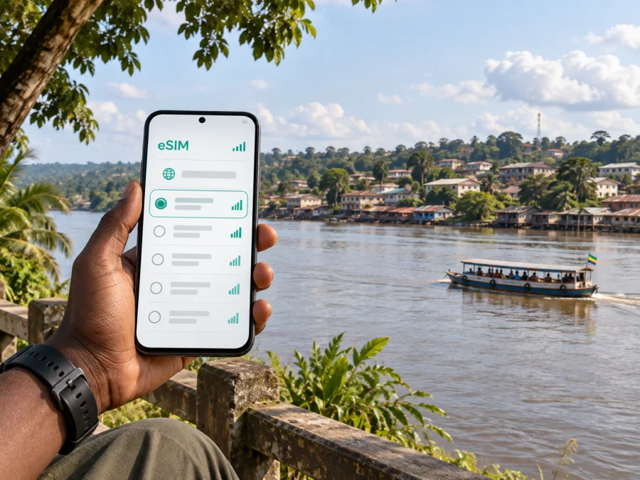 eSIM en Lambaréné: guía de conexión e internet