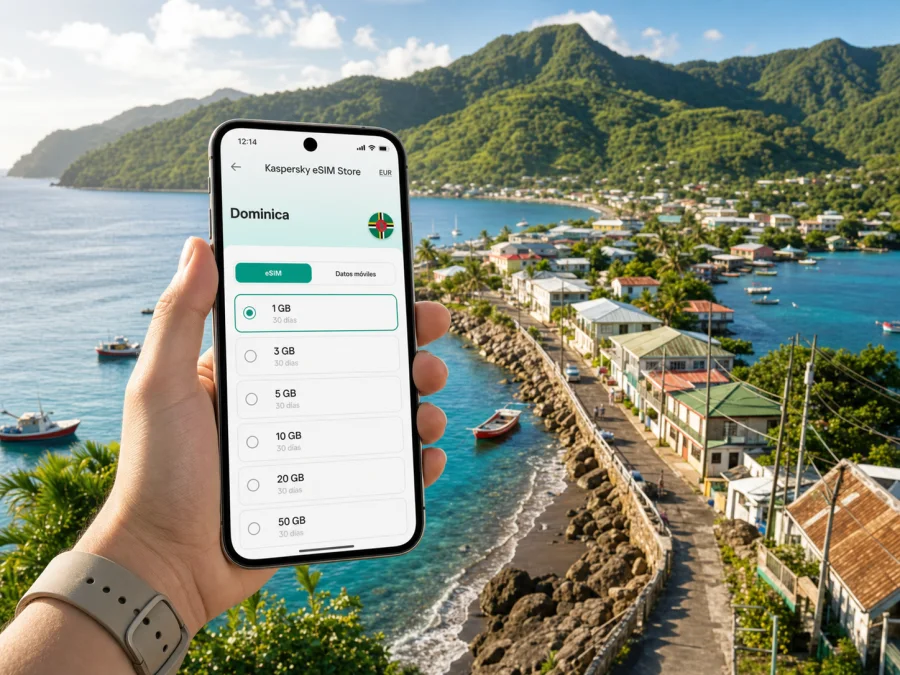 eSIM en Scotts Head: internet móvil en Dominica