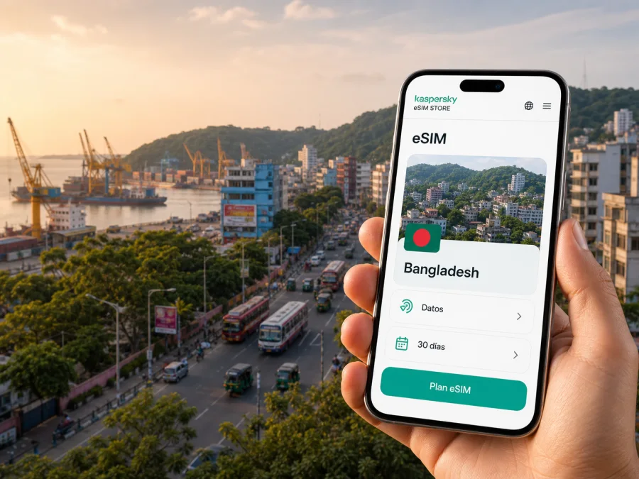 eSIM para Chittagong: internet móvil de viaje