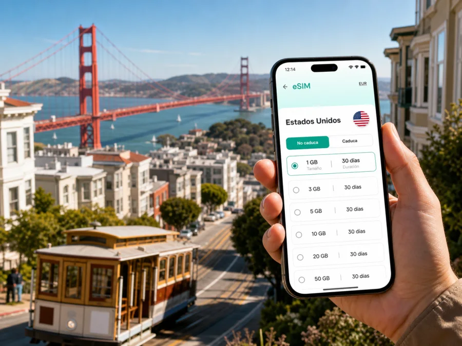 eSIM en San Francisco: conexión móvil e internet