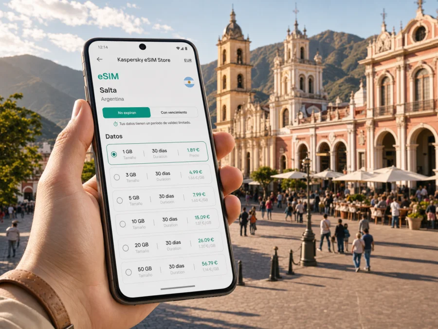 eSIM en Salta: internet móvil para viajar