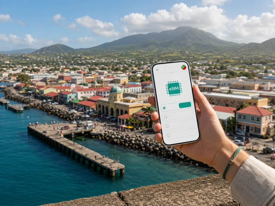 eSIM en Basseterre: internet móvil para viajar