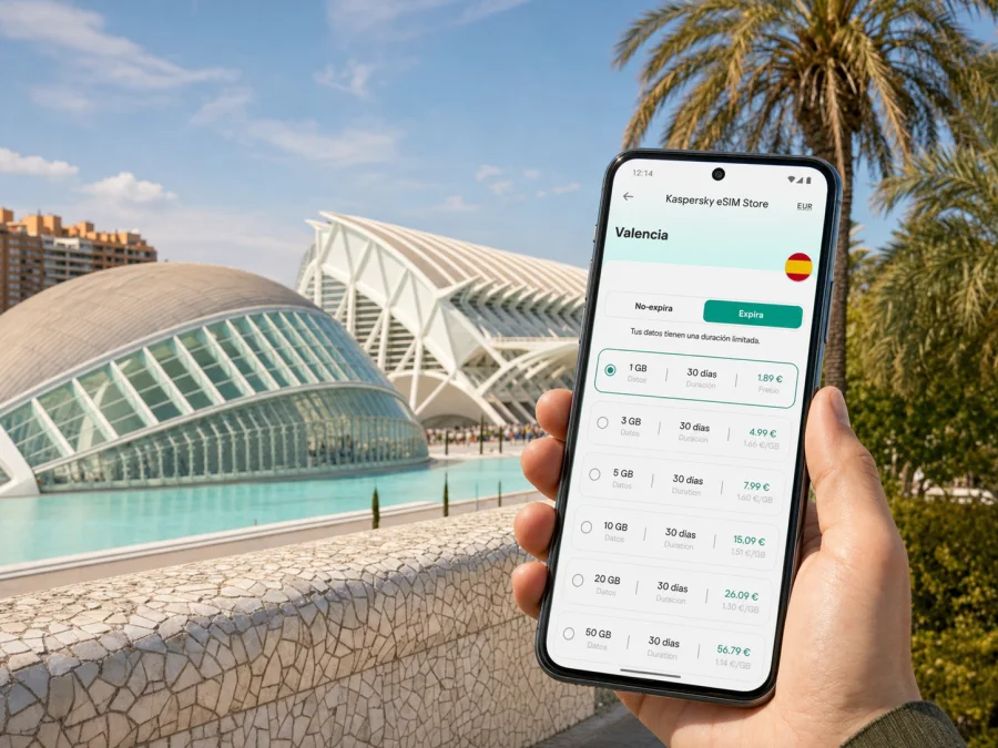 eSIM en Valencia: internet móvil para viajar